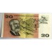 AUSTRALIA 1968 . TWENTY 20 DOLLARS BANKNOTES . PHILLIPS/RANDALL . CONSECUTIVE PAIR